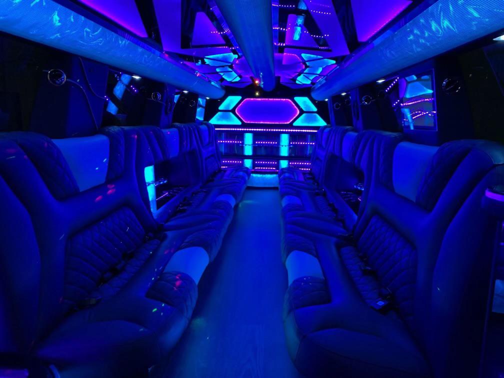 Castle Rock Limo Services 10 Mercedes GLS limo interior